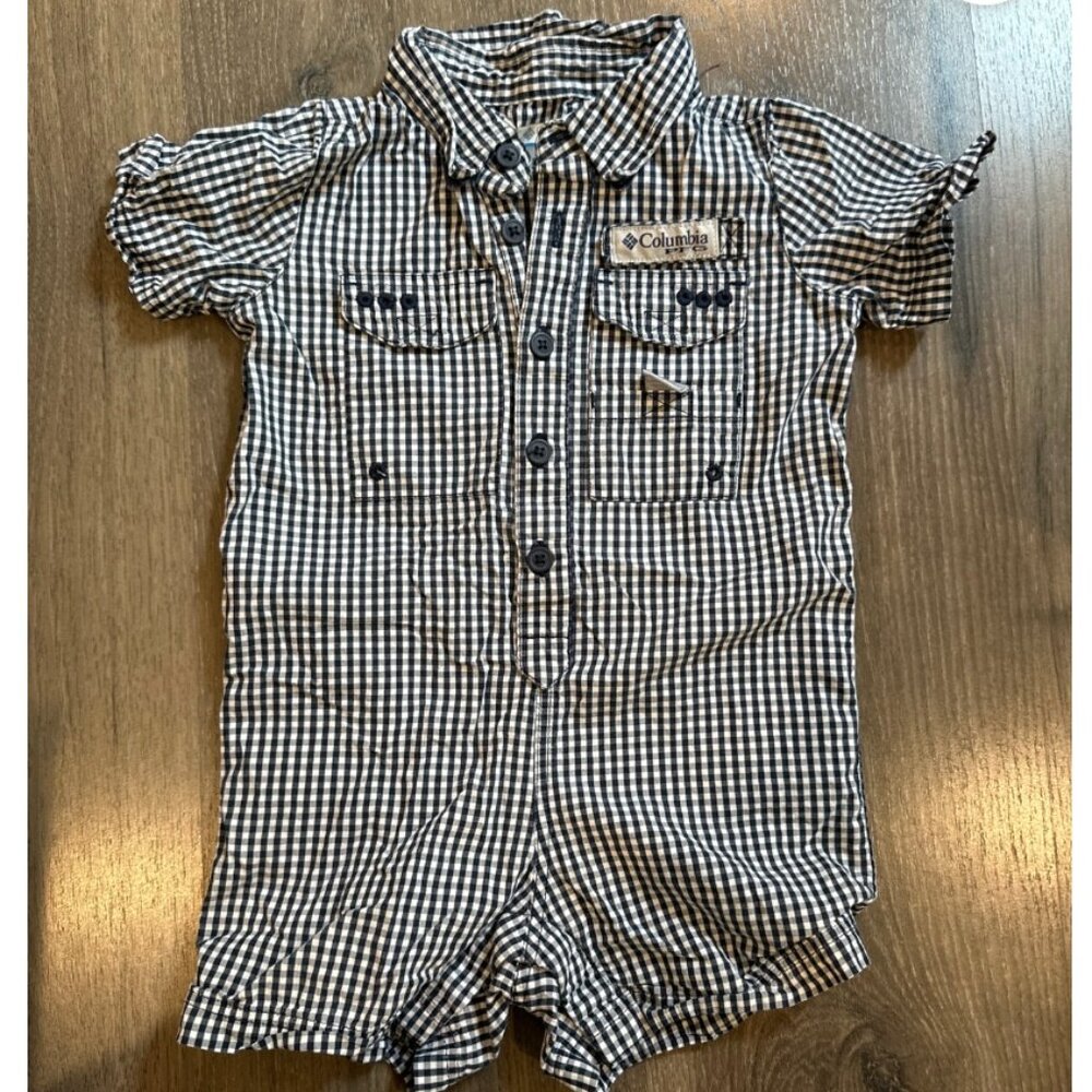 Columbia PFG Checkered Romper